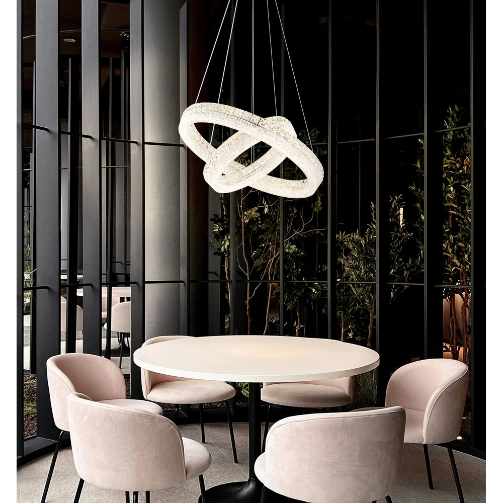 Pendellampe Laurel Chrom Ø 60cm Globo 9007371575770