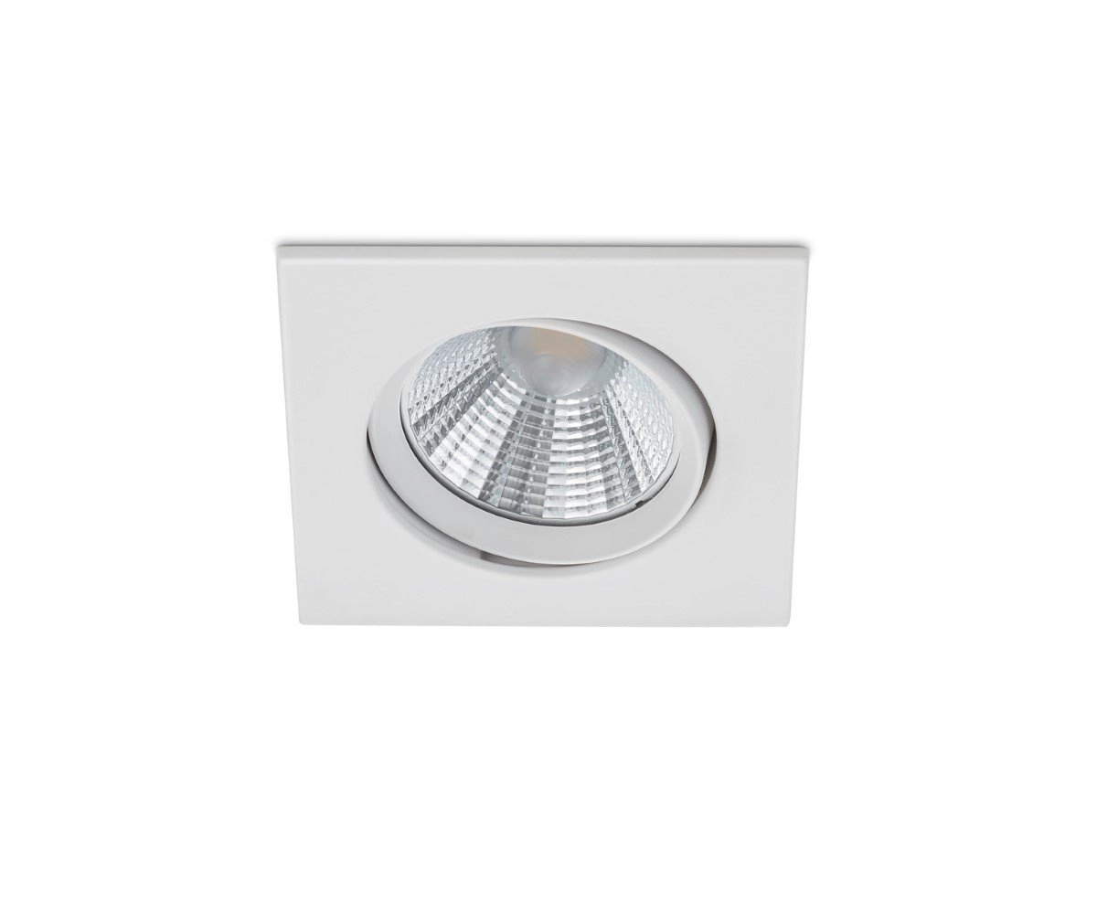 LED Einbaustrahler Pamir Square 5,5W - 3000k - 8,5 cm weiß