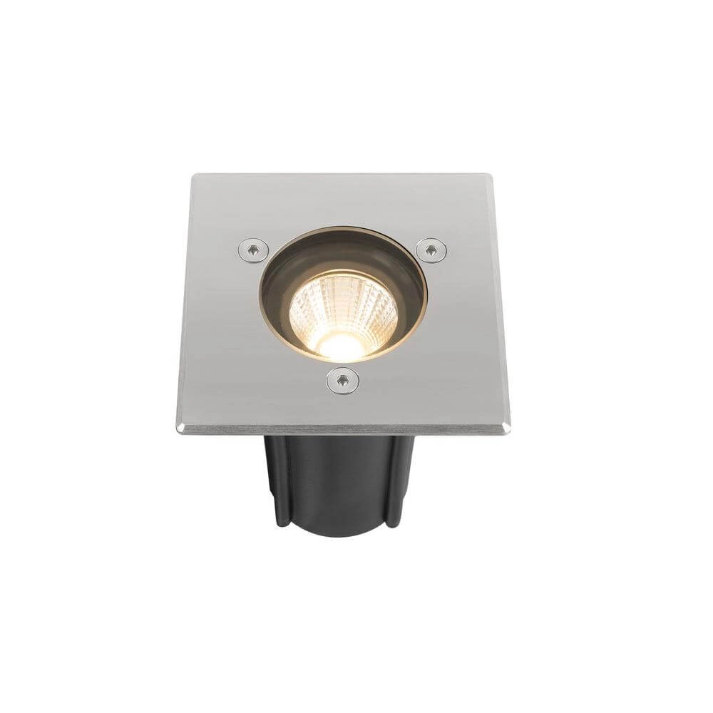 Boden-Spot Dasar S quadratisch 3000K SLV 4024163288200