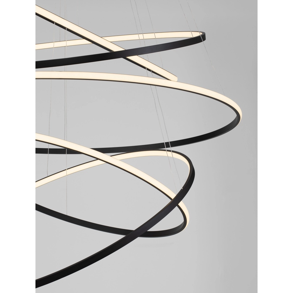 Design-Pendelleuchte Maelo schwarz Ø 120cm Lyora 5212017479730