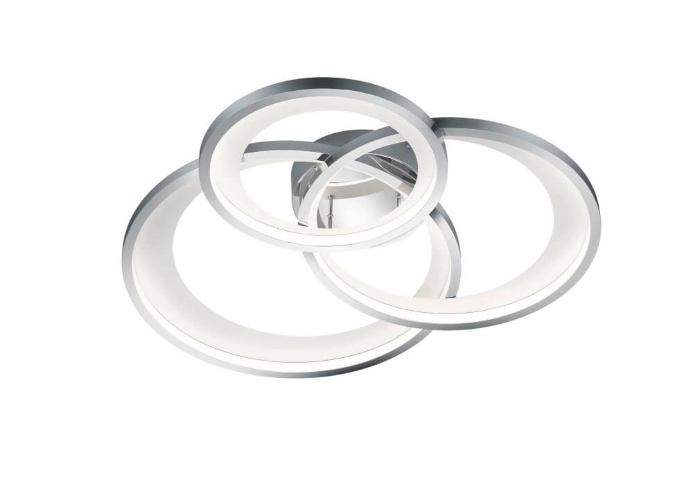 Deckenleuchte Granada 3-Ring verchromt Trio 4017807505689