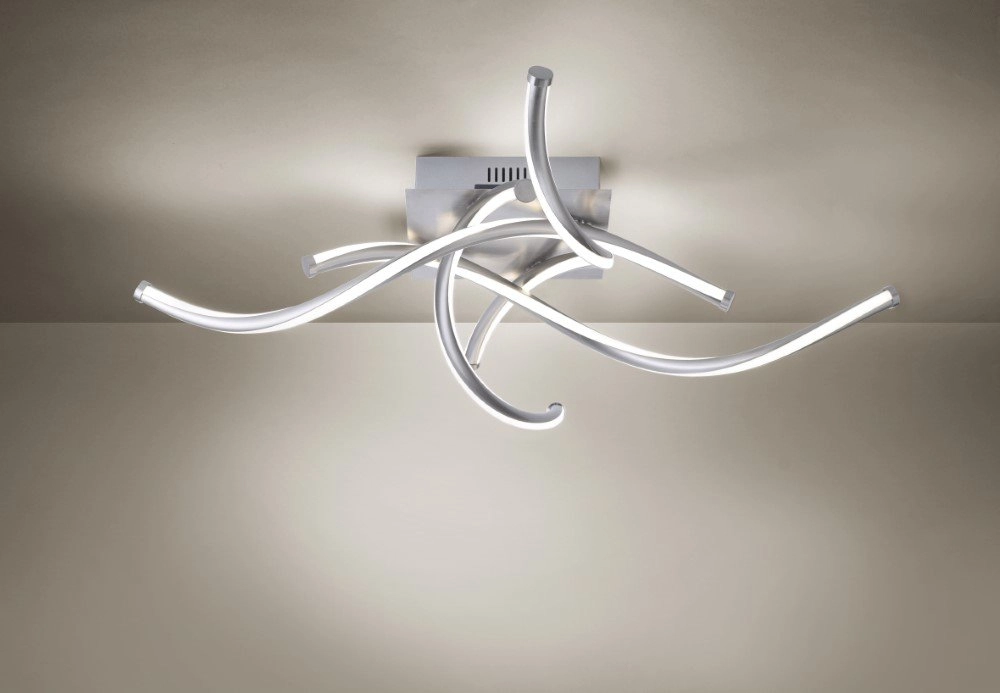 Deckenleuchte Q-Malina 4x12,5W - 2700-5000K Metallic-Grau Paul Neuhaus 4012248324677