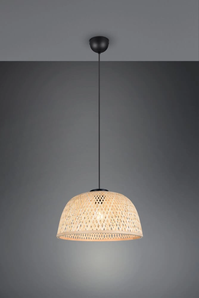 Cremefarbene Pendelleuchte Laurent Ø 40cm Trio 4017807637601