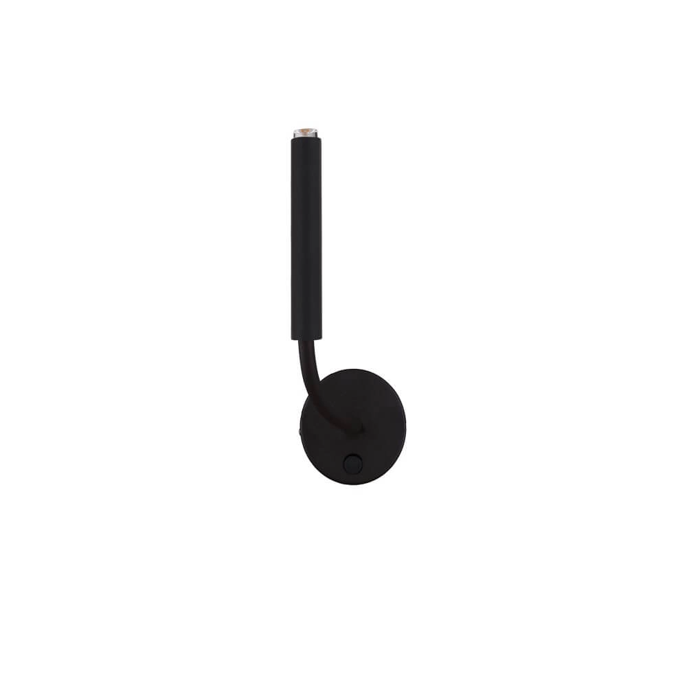 Schwarze Wandlampe Stalactite