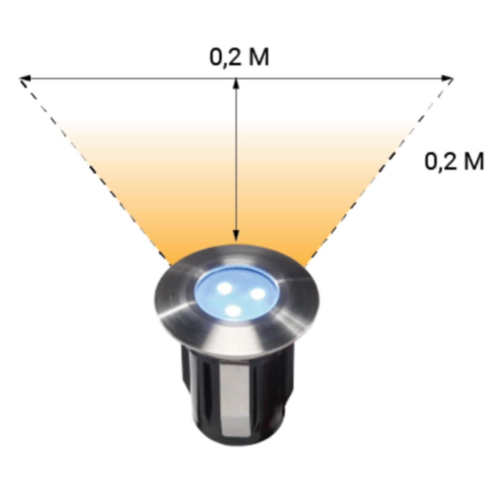 LED recessed spot Alpha 12V Blue Light led GardenLights 5907800852981