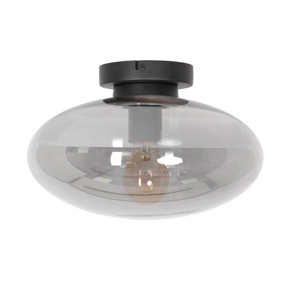 Deckenleuchte aus Glas Reflexion oval Ø 30cm Steinhauer 8712746161335