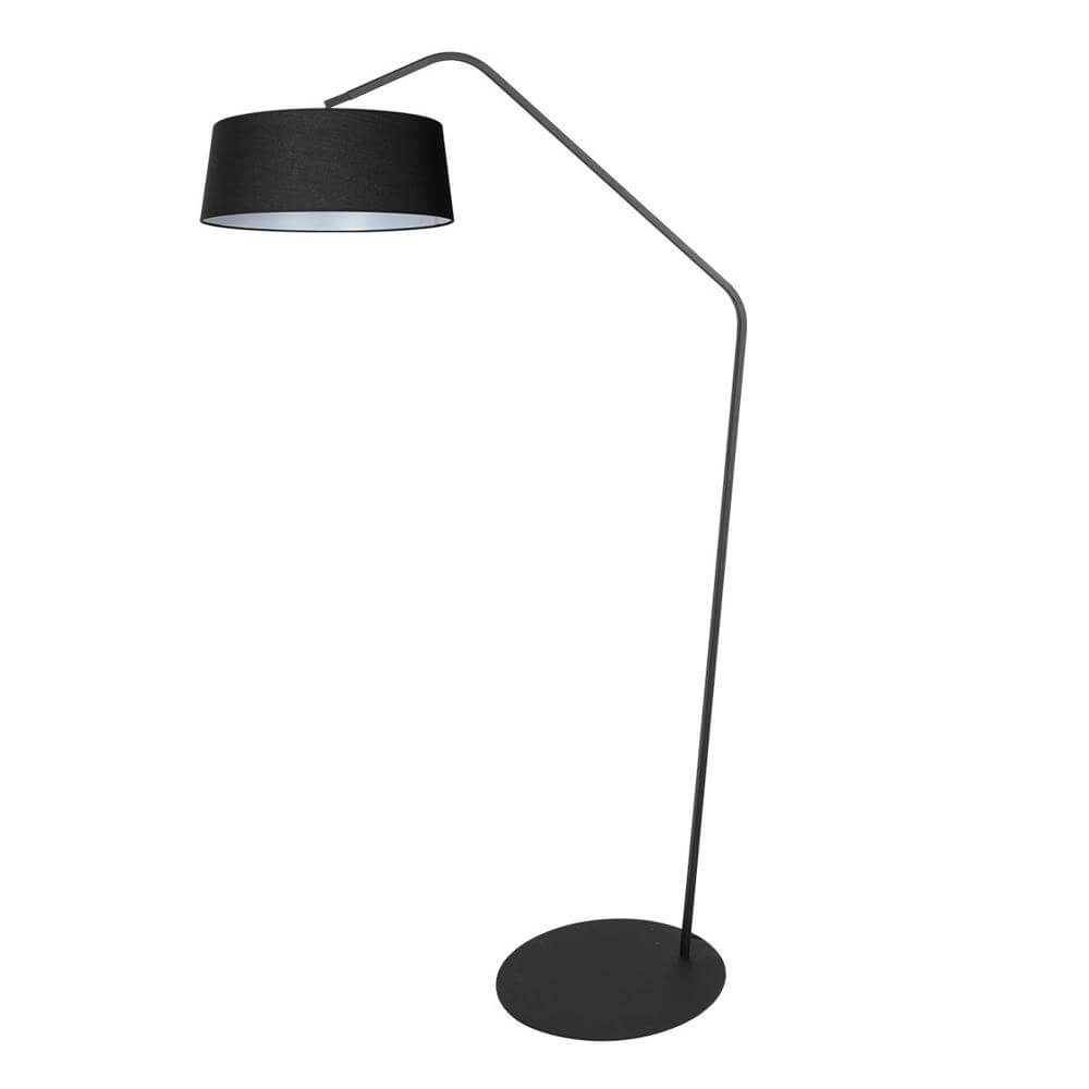 Stehlampe Zig-Zag schwarz mit weißer Innenseite Ø 48cm Steinhauer 8712746179361