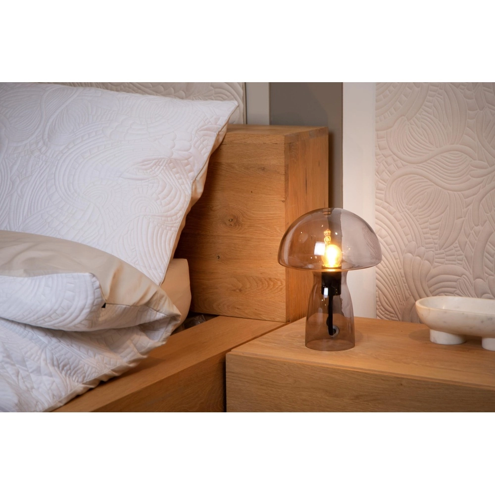 Tischlampe Fungo geräuchert Lucide 5411212105745