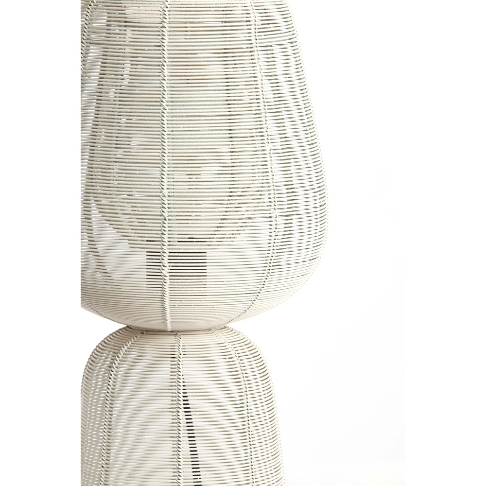 Tischlampe Aboso weißer Ø 18 cm Light & Living 8717807701529