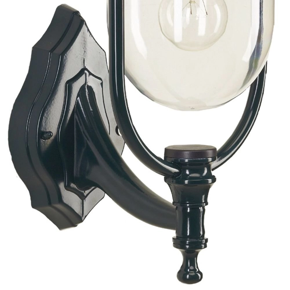 Klassische stabile Lampe Rome schwarz KS 8714732727044