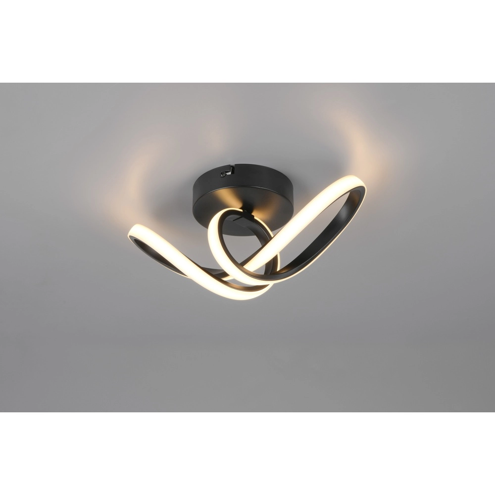Moderne Deckenleuchte Rusa schwarz Trio 4017807653779