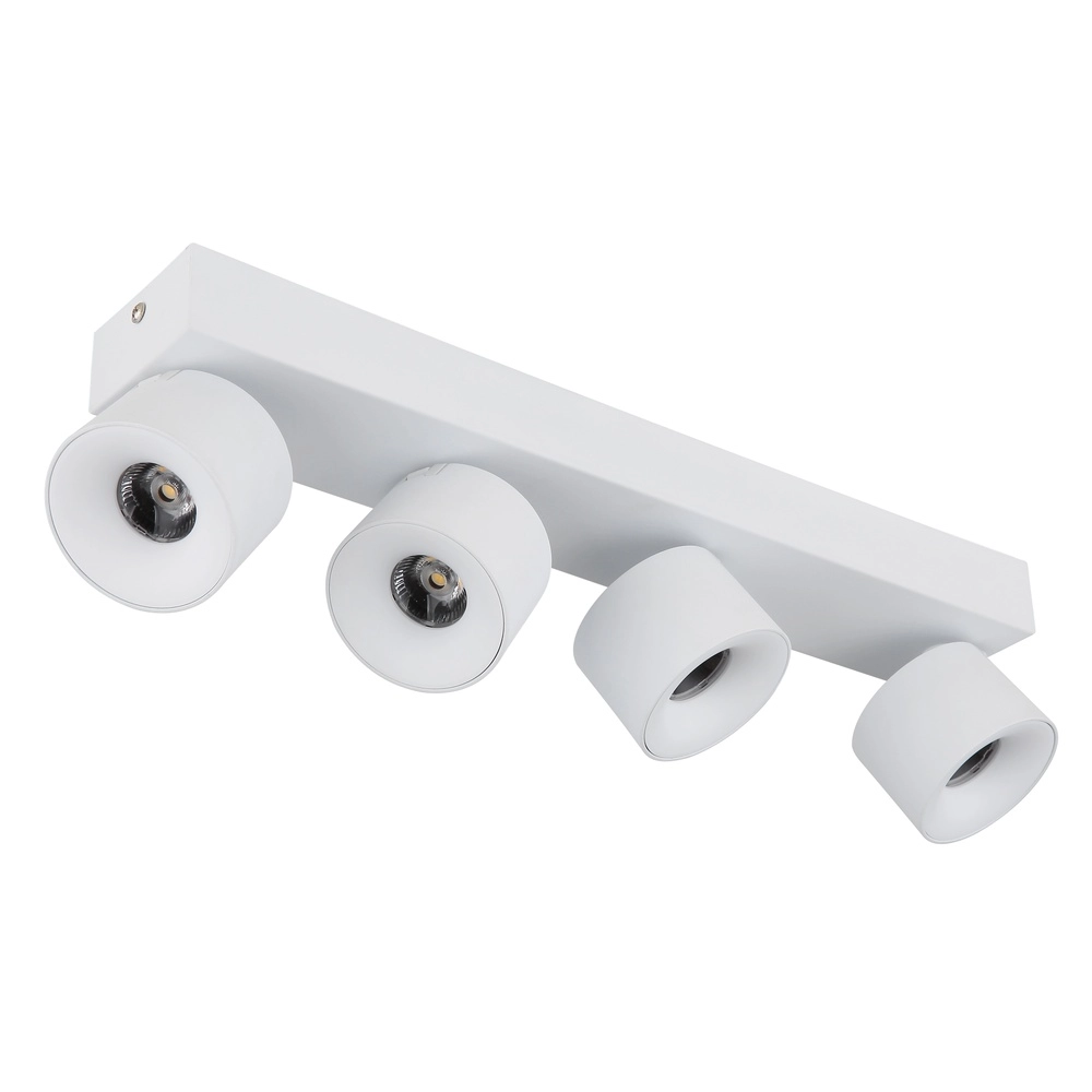 Elegante Deckenlampe Rae 4-Licht weiß Globo 9007371447657