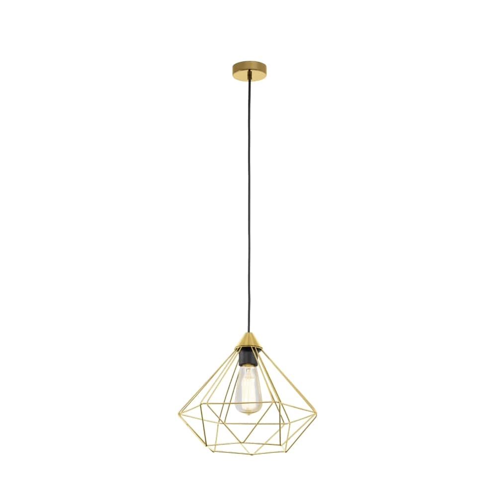 Goldene Hängelampe Tarbes Ø 32,5cm