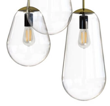 Loft-Hängelampe aus Glas Pear Lyora 5903139779494