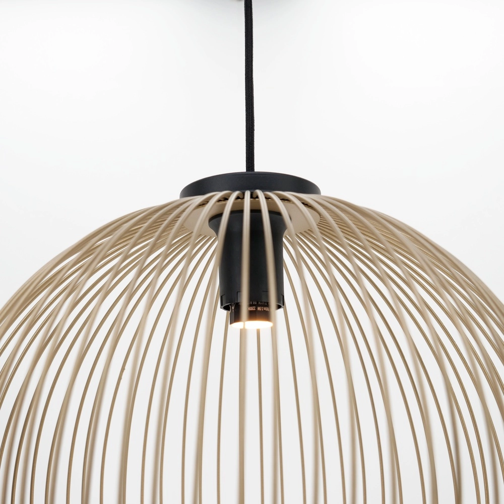 Drahtlampe Venezuela Ø 40cm – schwarz mit Gold Eglo 9008606282265