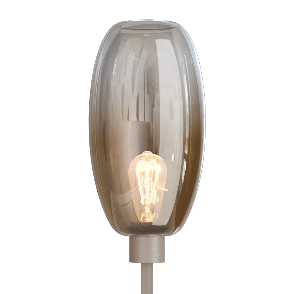 Glas-Stehlampe Olive 1x E27 – Sand Masterlight 8718121393612