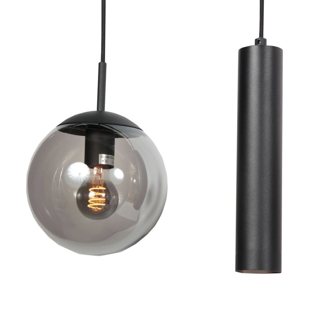 Design-Pendellampe Bollique 5-Licht Schwarz Steinhauer 8712746187687