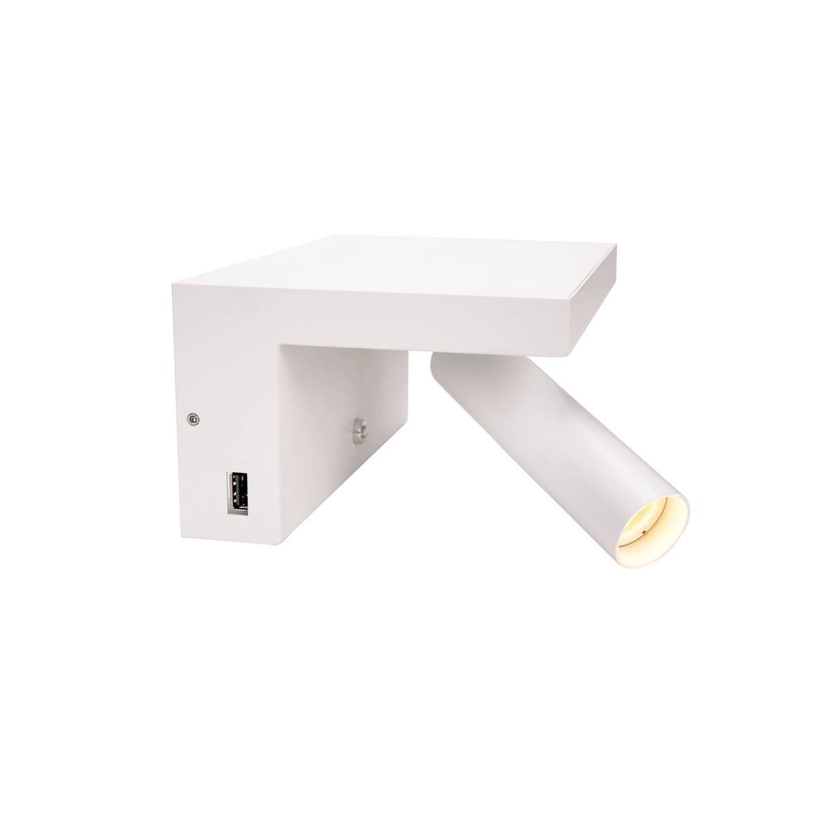 Wandleuchte Karpo USB weiß