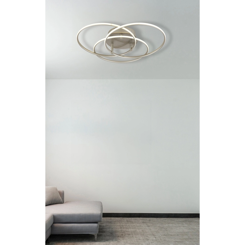 Design-Deckenlampe Kombos Nickel Globo 9007371533473