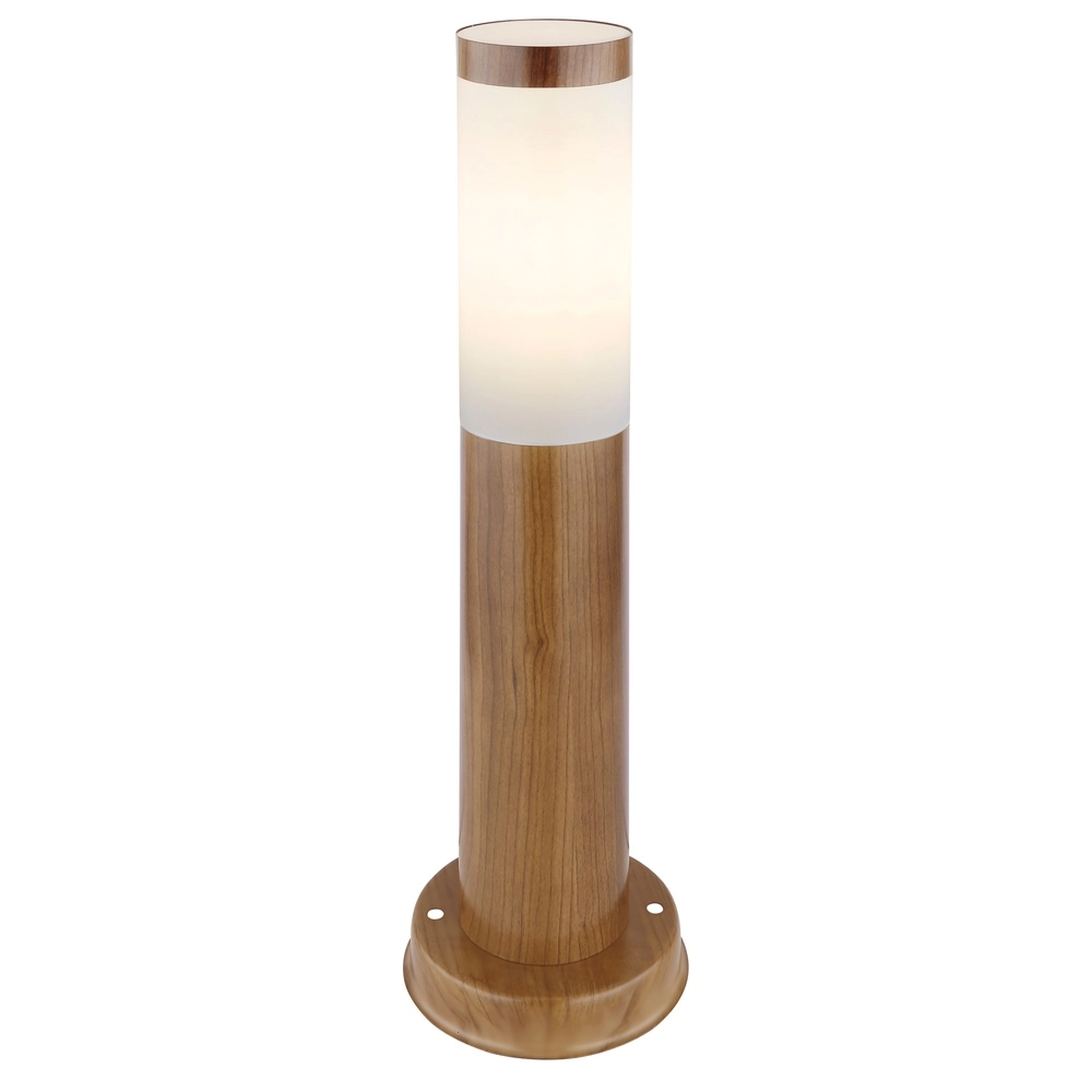 Gartenlampe Boston Holz mit Weiß