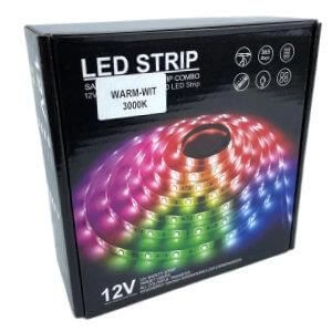 LED-Streifen draußen 3000K - IP65 5 Meter Vtac 8717692004583
