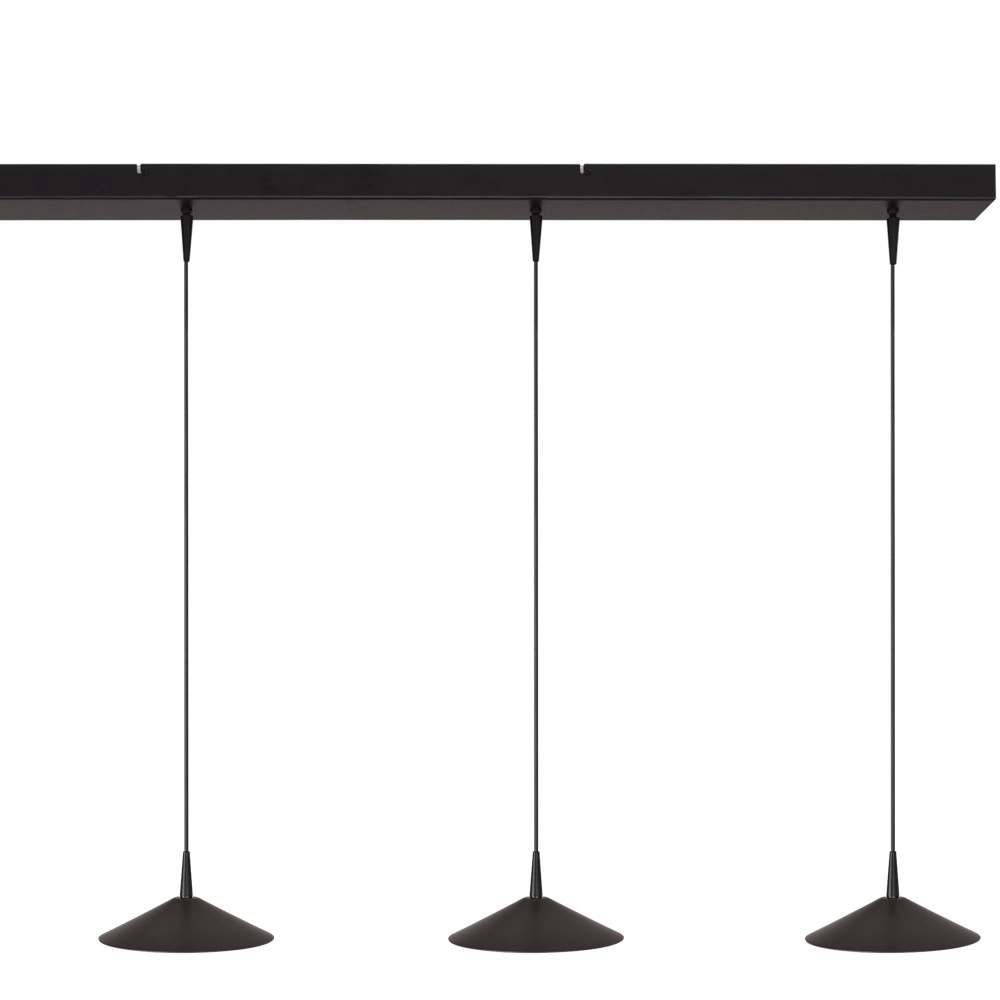 4-Licht Pendellampe Ceppo schwarze Ø 18 cm Masterlight 8718121352060
