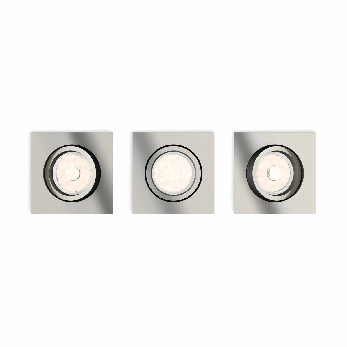 Einbaustrahler Donegal (3x) Gu10 Mat Chrome