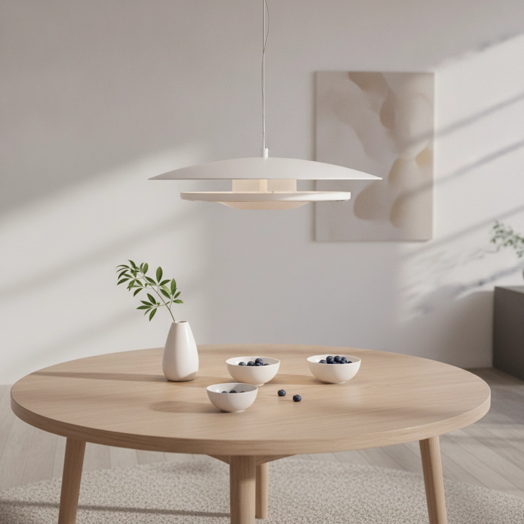Design-Pendelleuchte Olos weiß