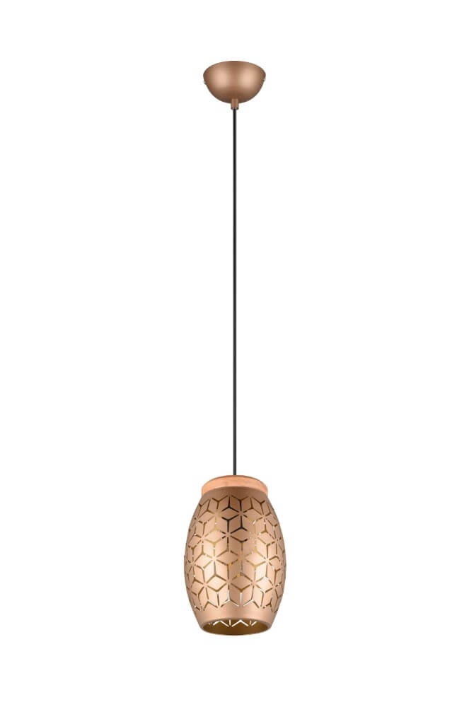 Braune Hängelampe Bidar Design Trio 4017807579024