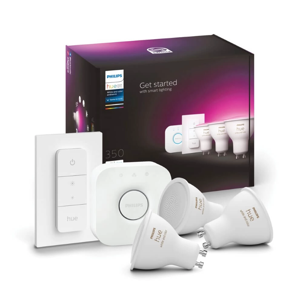 Hue Starterpack - GU10 - 5W - White and Color 3er-Set Philips 8720169254503