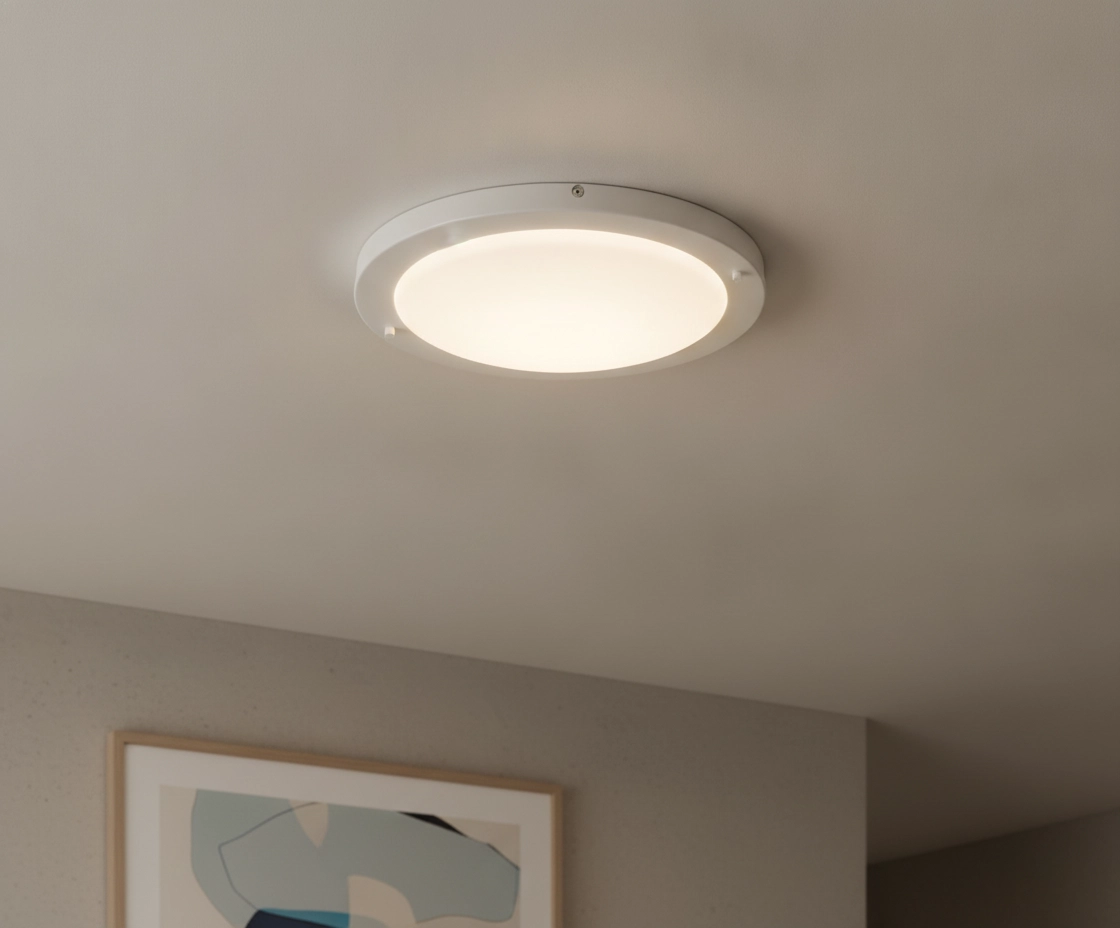 LED Deckenleuchte Yuca Ø 30 cm weiß