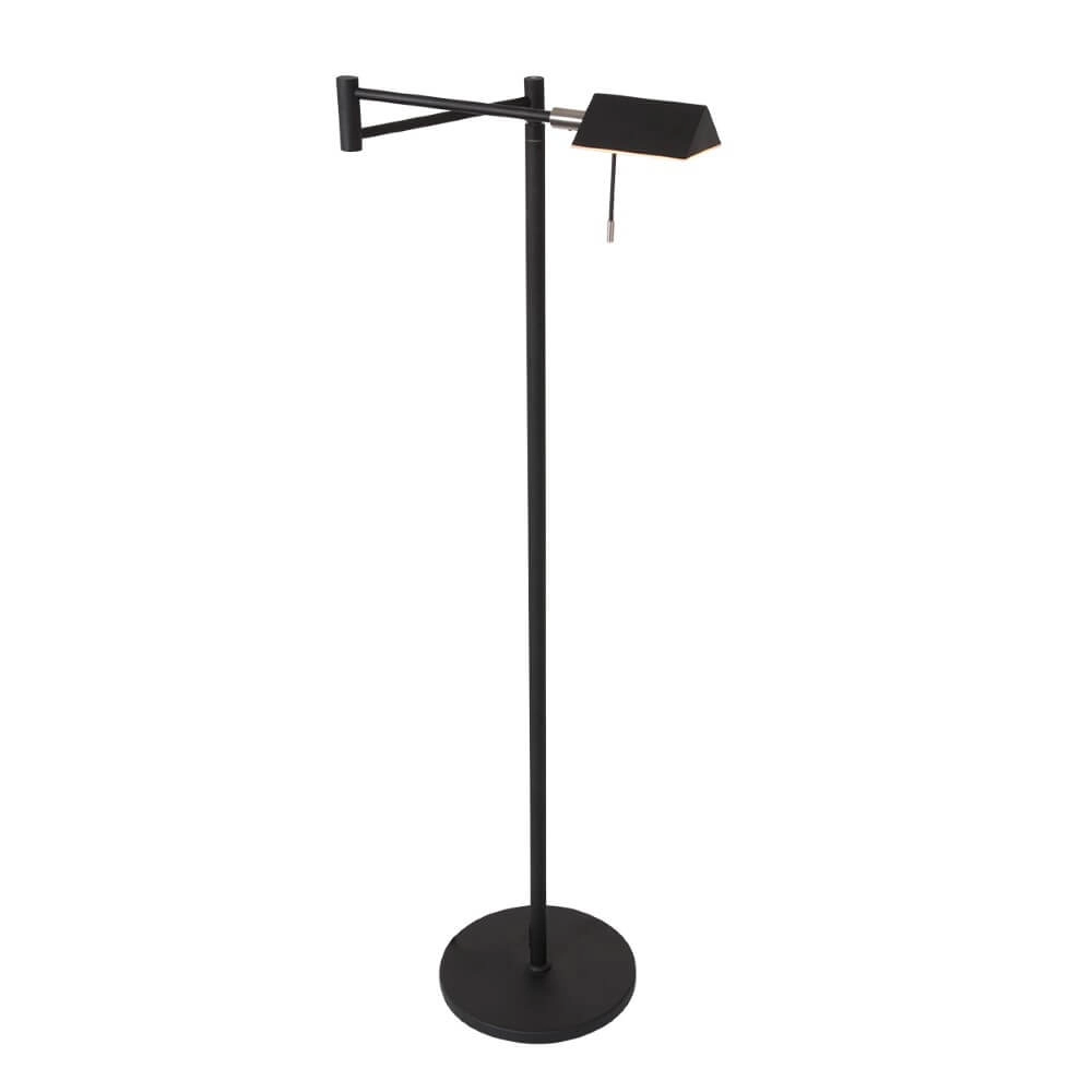 Schwarze Leselampe Retina mit LED Steinhauer 8712746135695