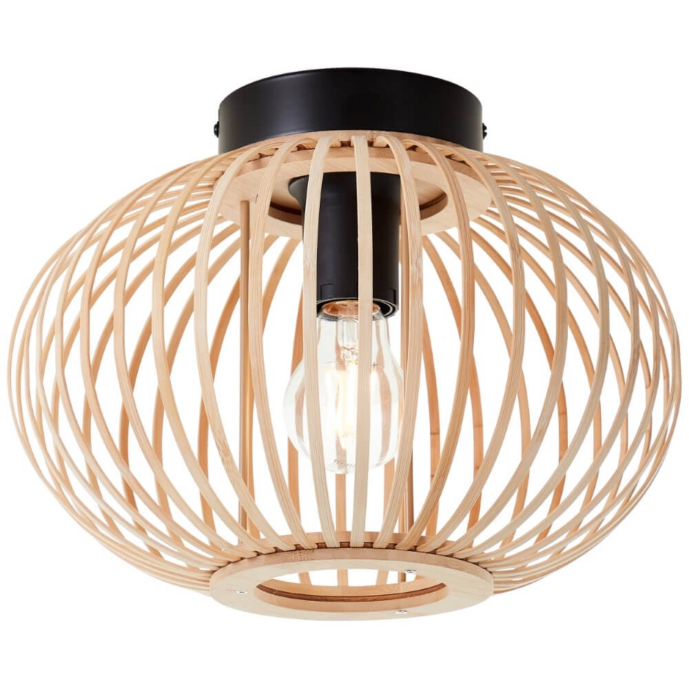 Deckenleuchte aus Holz Enca Ø 30cm Brilliant 4004353428456