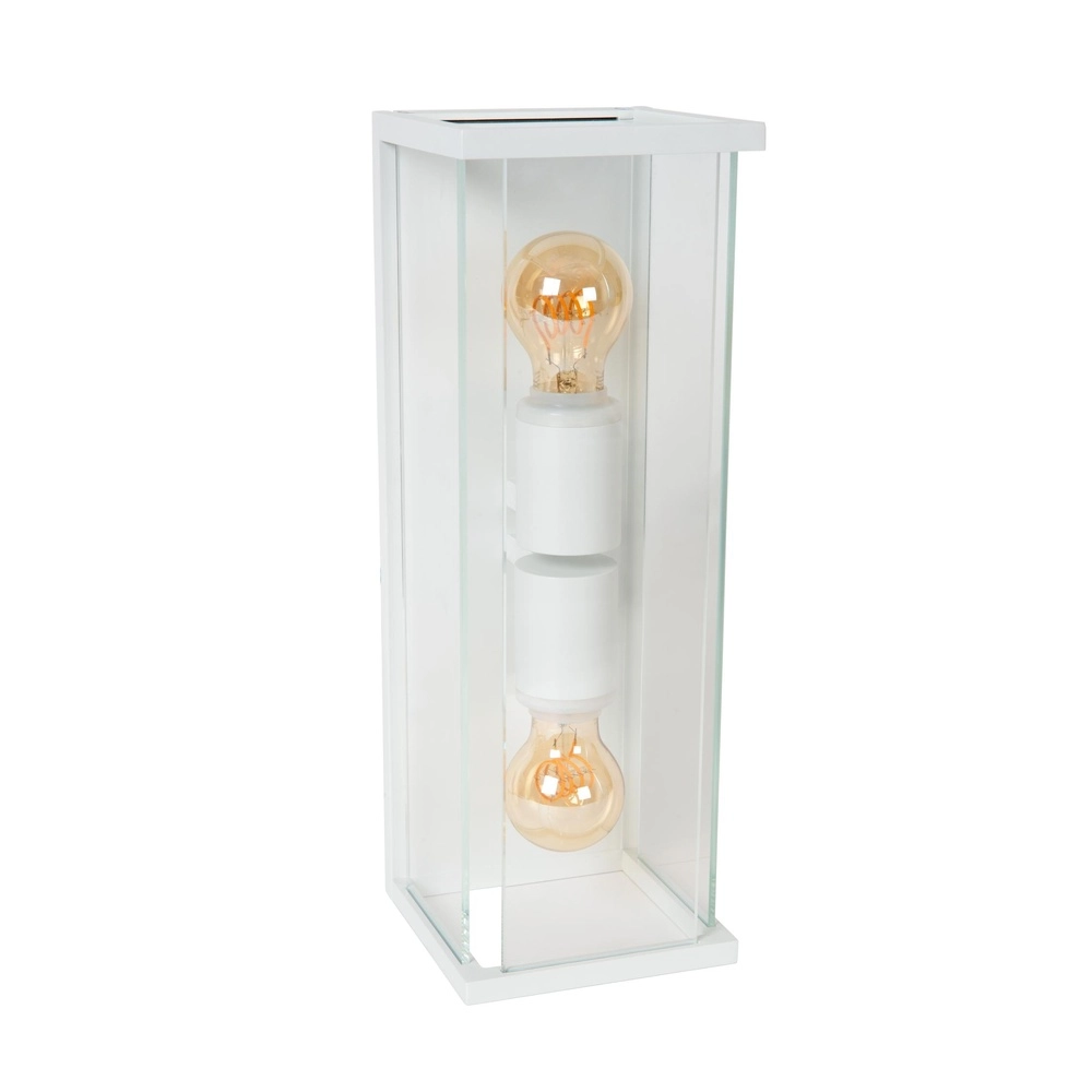 Elegante Wandlampe Claire Doppelweiß