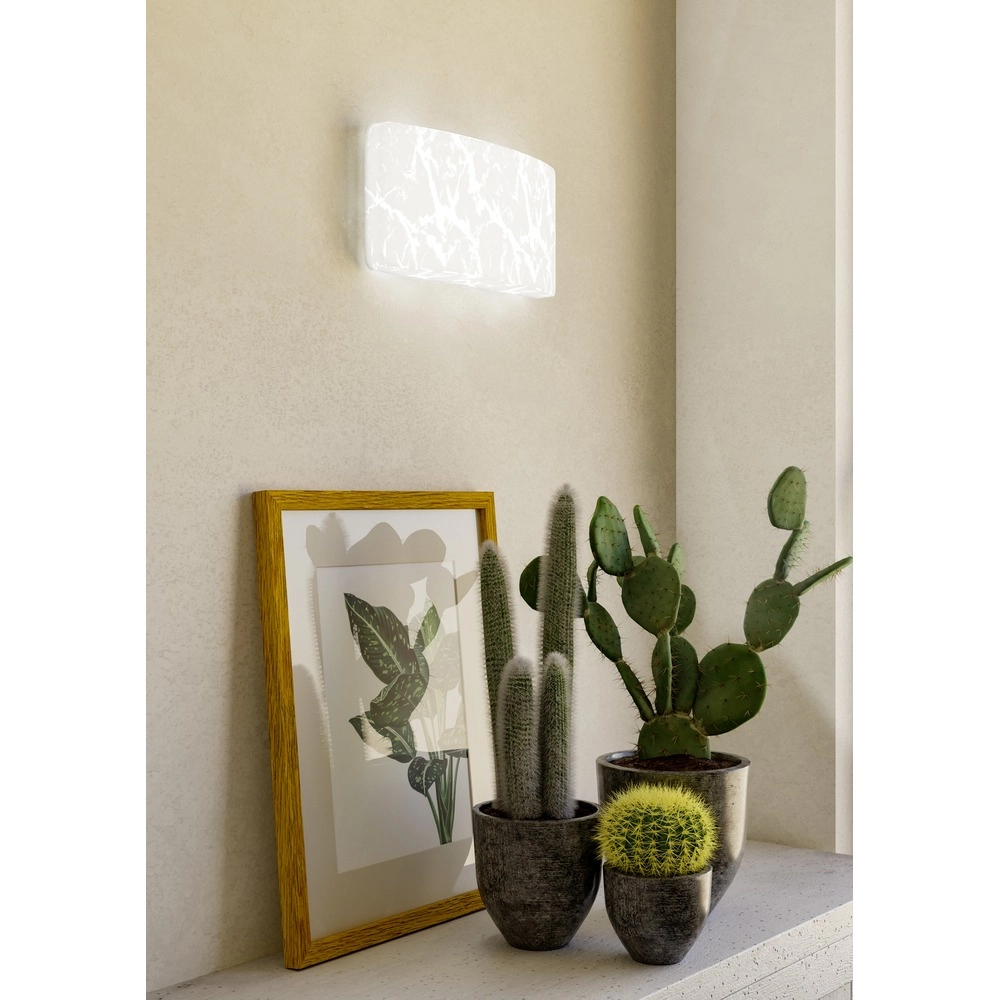 Weiße Wandlampe Allerona 28,5 cm Eglo 9008606409792