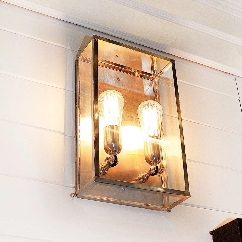 Ländliche Außenlampe Vitrine 2L Large Wandlampe