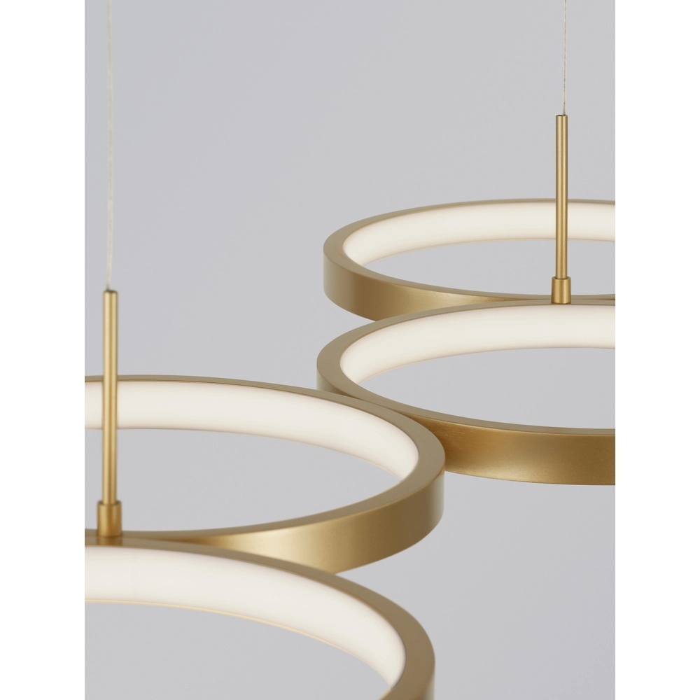 Moderne Pendelleuchte Magnus gold 84cm Lyora 5212017433190