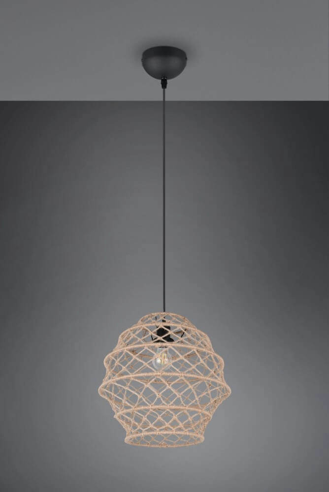 Rattan Pendelleuchte Hive Ø 38,5cm Trio 4017807637205