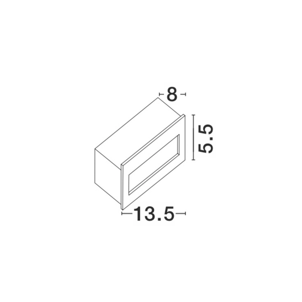Einbauleuchte Krypton grau 13,5cm Lyora 5212017409362