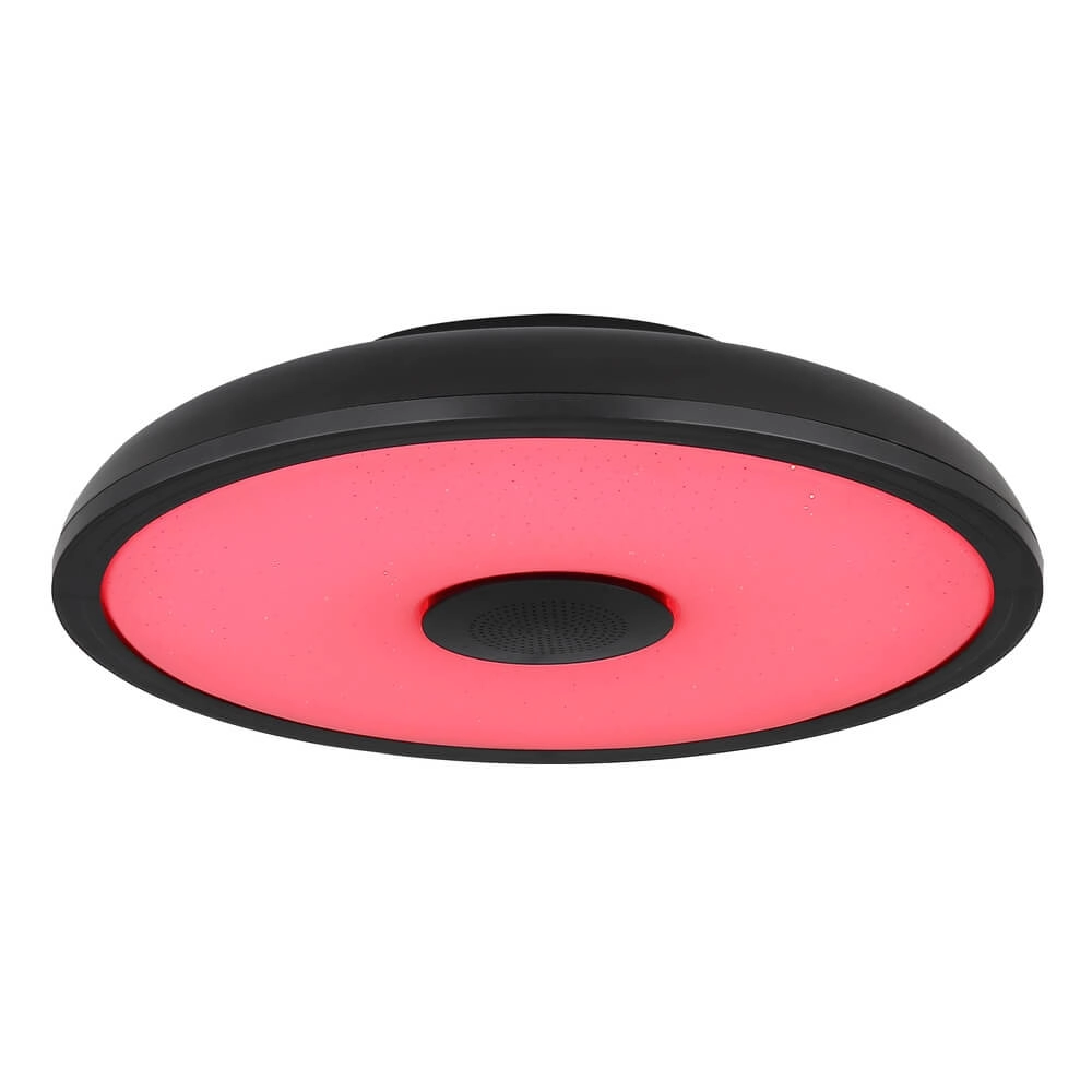 Schwarze Deckenleuchte Raffy Ø 28cm Globo 9007371418848