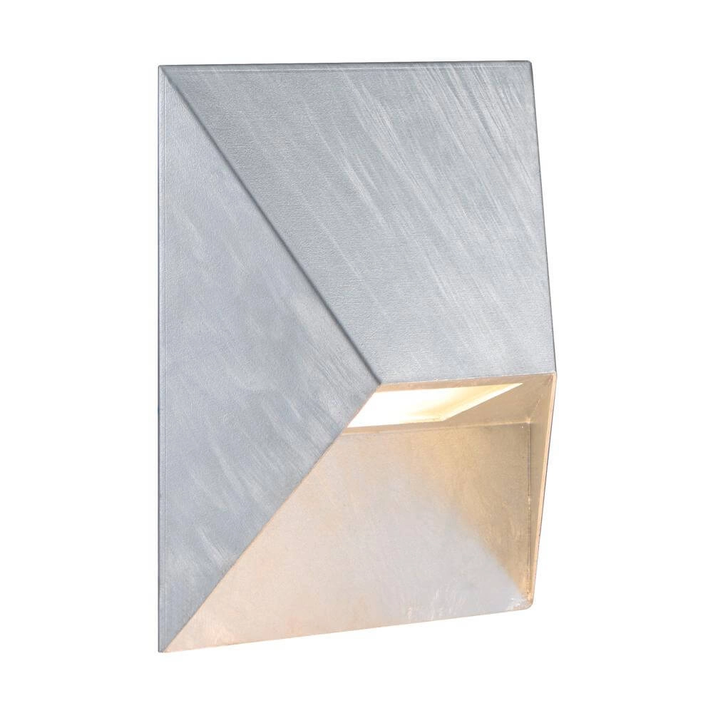 Design-Wandleuchte Pontio Zink 15cm