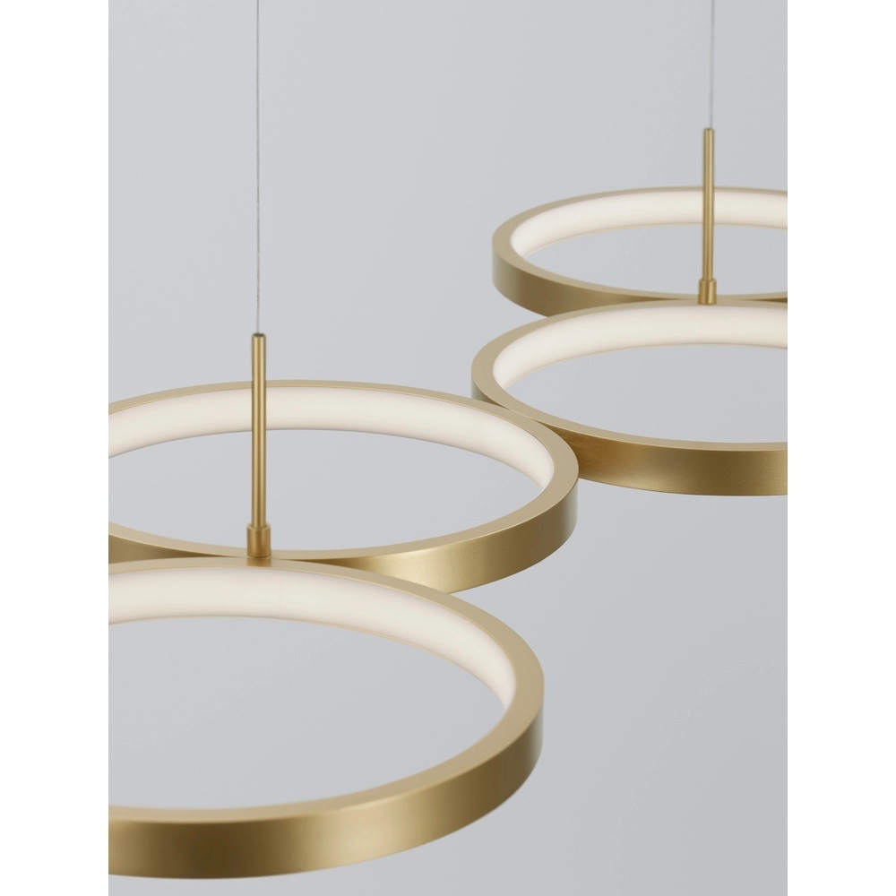 Moderne Pendelleuchte Magnus gold 84cm Lyora 5212017433190