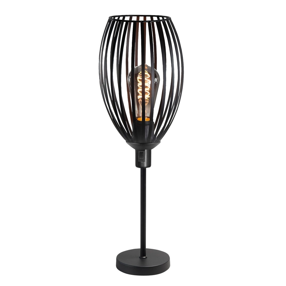 Tischlampe Gabbia schwarz Ø 15cm