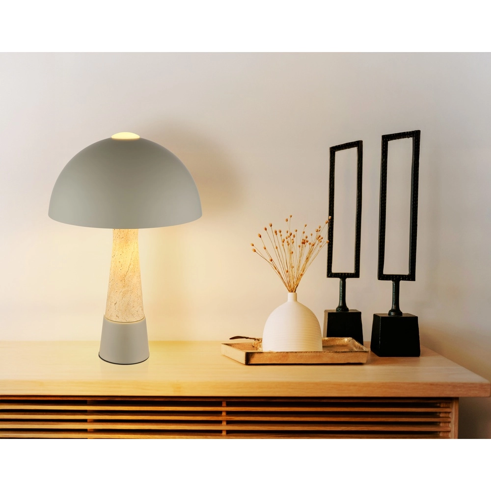 Einzigartige Tischlampe Paulin Grau Globo 9007371572694