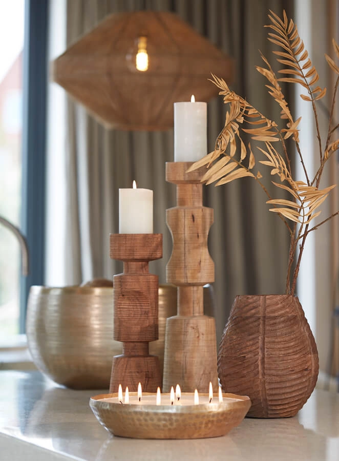Rattan Pendelleuchte Mallow Ø 60cm