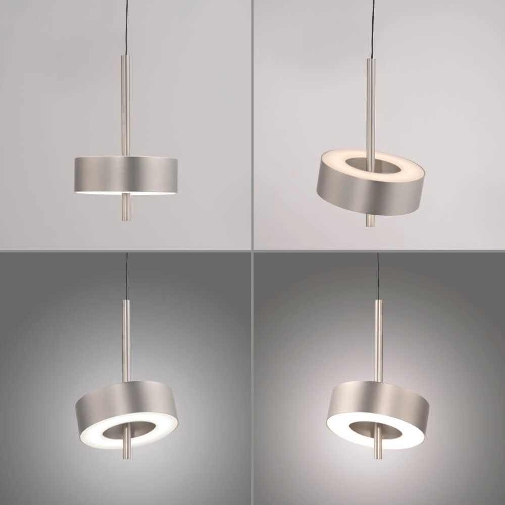 Hängelampe Q-Rotate Aluminium modern Paul Neuhaus 4012248383148