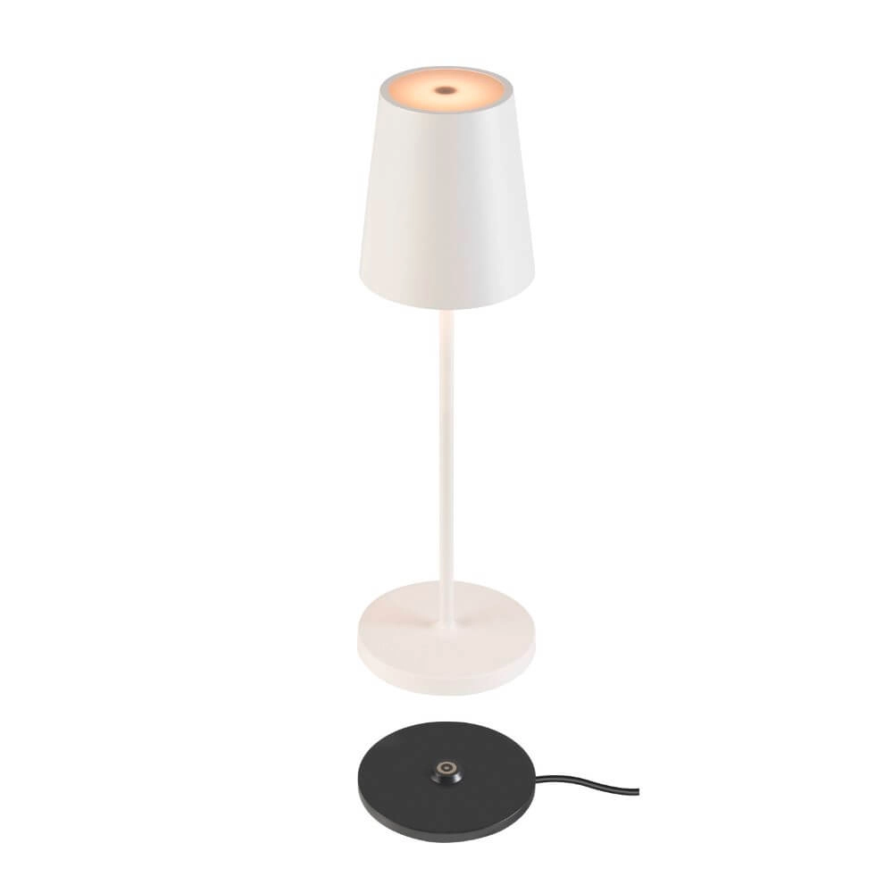 Tischlampe für den Außenbereich Vinolina Two weiß - wiederaufladbar SLV 4024163288330