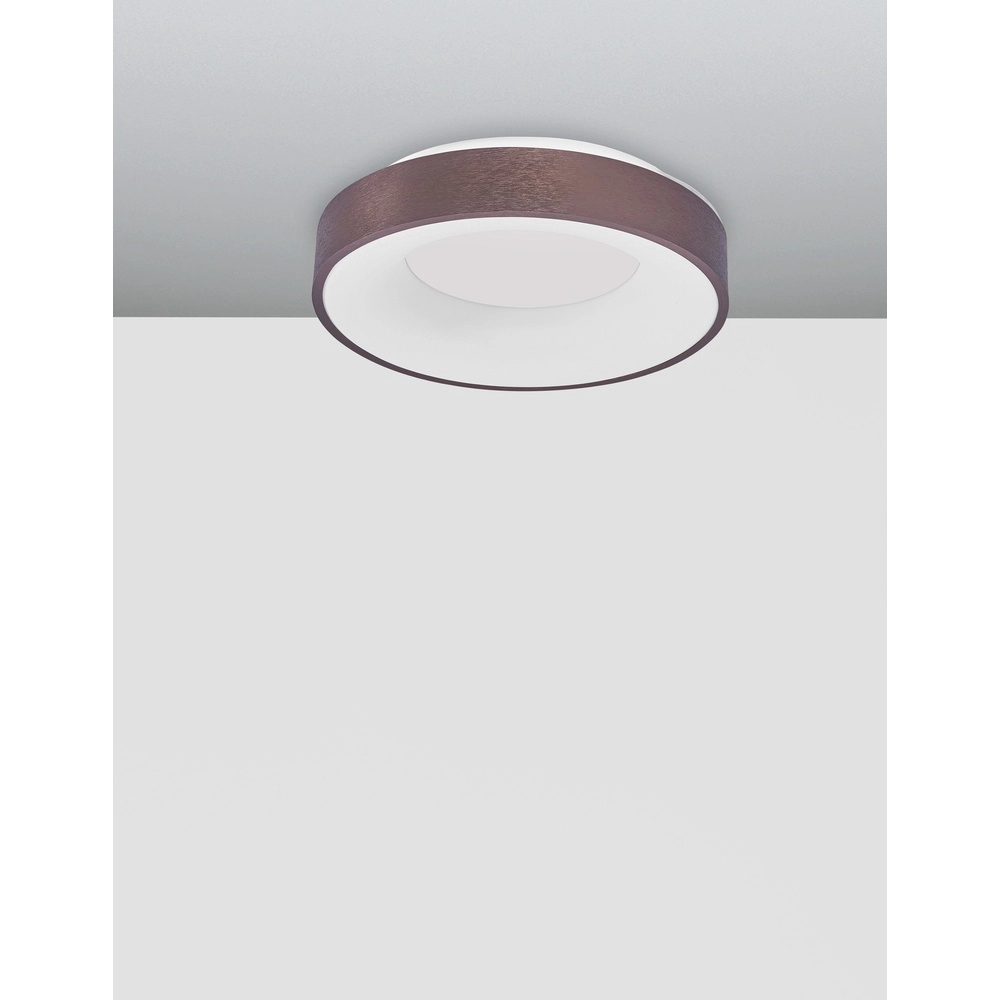 Deckenlampe Rando Thin kaffeebraun Ø 38cm Lyora 5212017420053