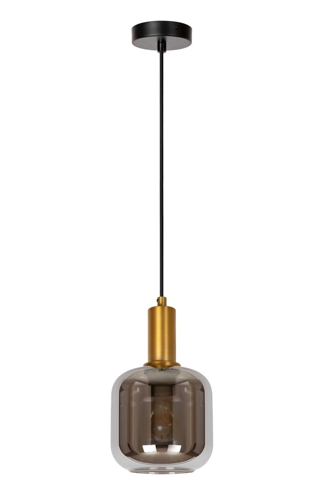 Pendellampe Joanet Ø 16 cm Gold mit Rauchglas Lucide 5411212452641