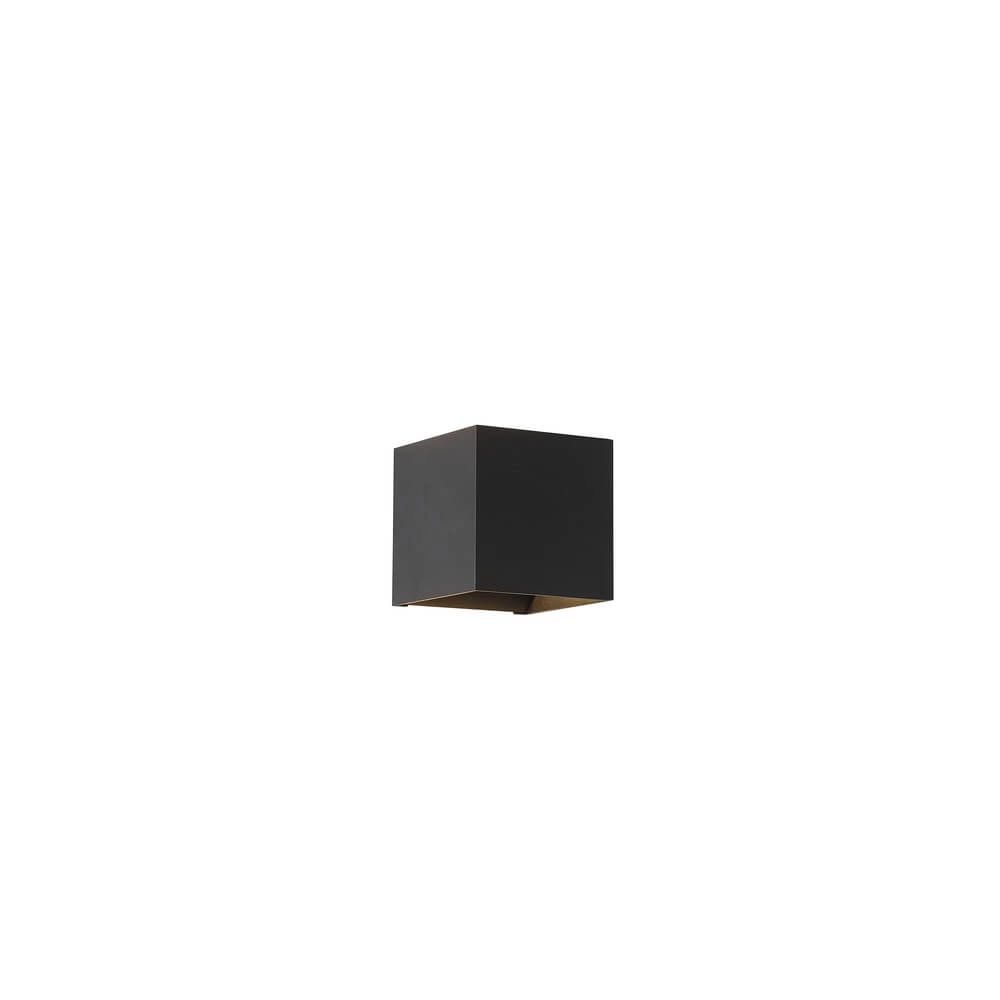 Quadratische Wandleuchte Sifor schwarz Lyora 5053423285207